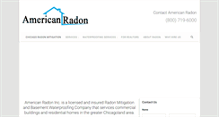 Desktop Screenshot of americanradonplus.com