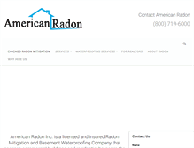 Tablet Screenshot of americanradonplus.com